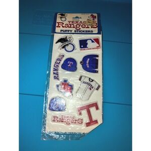 MLB Puffy Stickers 1983 Sealed Lot Of 8 Red Sox, Orioles, Rangers